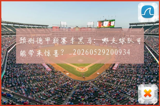 预测德甲新赛季黑马：哪支球队可能带来惊喜？_20260529200934
